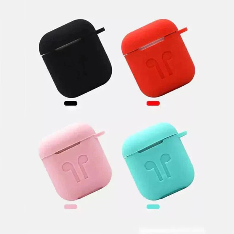 Silicone Soft Cover for Airpods 1 | 2 Cases & Covers Silicone Soft Cover for Airpods 1 | 2 Cases & Covers
